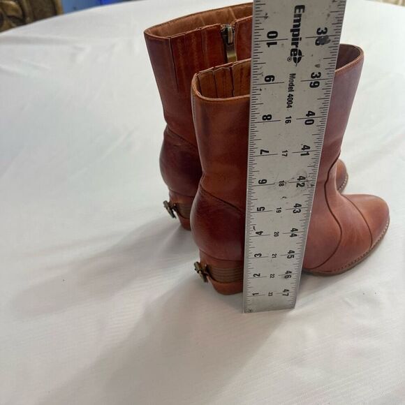 Antelope Brown Leather Boots Size Euro 37 US 7 - Picture 4 of 11